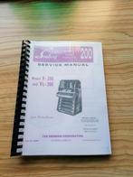 Te koop Service Manuals voor diverse Jukeboxen, Verzamelen, Ophalen, Nieuw, 1950 tot 1960, Ami
