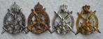 Kenteken, 4x LOT, 7de LINIE mutskentek, Brons+Zilver+Goud, Verzamelen, Ophalen of Verzenden, Landmacht, Embleem of Badge