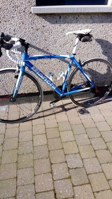 koersfiets bianchi via nirone, Vélos & Vélomoteurs, Autres marques, Aluminium, Enlèvement, Plus de 20 vitesses