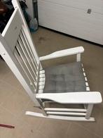 Gebruikte maar nog goede stevige schommelstoel, Ophalen, Wit, Zo goed als nieuw, Eén