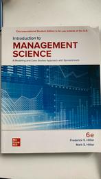 Introduction to management science, Hillier, Enlèvement ou Envoi, Neuf, Management