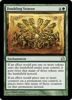Doubling Season - MMA - MTG - +/- NM, Hobby en Vrije tijd, Verzamelkaartspellen | Magic the Gathering, Ophalen of Verzenden