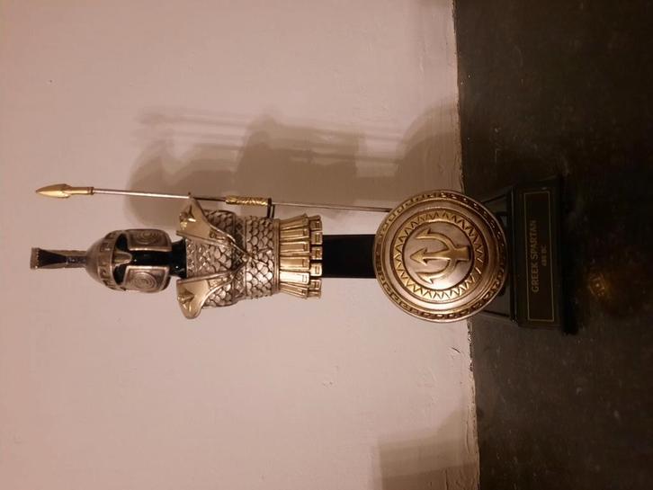 Franklin Mint - Pantser van de Griekse Spartaan 340 v.Chr -, Verzamelen, Beelden en Beeldjes, Gebruikt, Ophalen of Verzenden