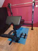 Fitness bank met halters, Ophalen of Verzenden, Zo goed als nieuw