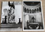 2 oude postkaarten: L'église de Germiny-des-Près (Loiret), Ophalen of Verzenden, Ongelopen, Frankrijk