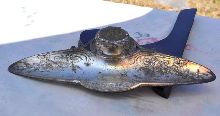 encrier art nouveau religieux lourdes, Antiek en Kunst, Antiek | Kantoor en Zakelijk, Ophalen of Verzenden