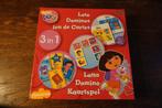 Dora 3 in 1 lotto domino kaartspel, Gebruikt, Ophalen of Verzenden