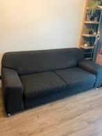 Comfortabele, donkergrijze zetel, Huis en Inrichting, Zetels | Zetels, Ophalen, Gebruikt, 150 tot 200 cm, Tweepersoons