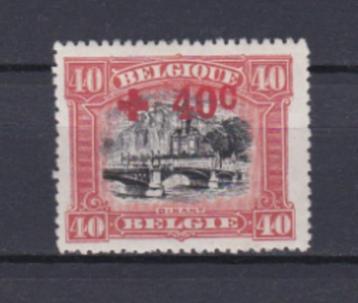 N 158 MNH Opgedrukte postzegel Rode Kruis uit 1915.
