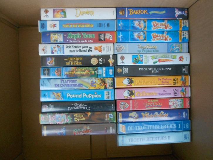 originele VHS video's tekenfilm, kunnen per stuk gekocht wor, CD & DVD, VHS | Enfants & Jeunesse, Utilisé, Dessins animés et Film d'animation