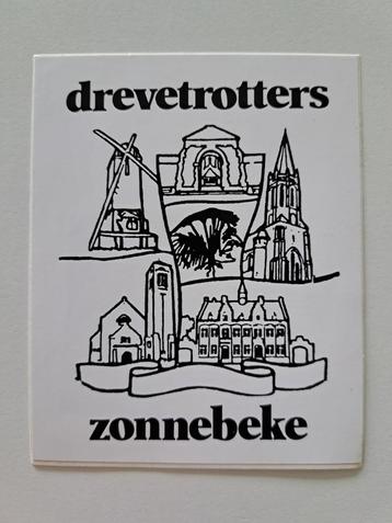 Vintage Sticker - Drevetrotters - Zonnebeke