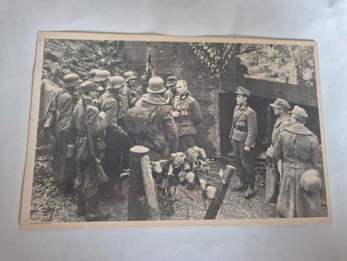 Persfoto 1944: Duitse patrouille bij Slag om Aken, Verzamelen, Militaria | Tweede Wereldoorlog, Ophalen of Verzenden