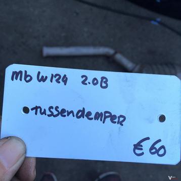 Mercedes W124  2.0 Benzine Midden demper  beschikbaar voor biedingen