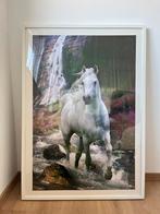 Paarden kader, Huis en Inrichting, Ophalen, Zo goed als nieuw, Foto of Poster, 75 cm of meer