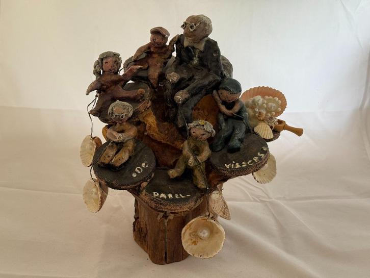 Kunstwerk "De Parelvissers", Antiek en Kunst, Antiek | Keramiek en Aardewerk, Ophalen of Verzenden