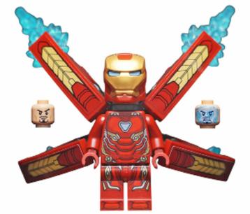 Lego figuur Iron Man - Mark 50 Armor sh0497as super heroes  beschikbaar voor biedingen