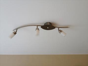 Luminaire plafonnier inox, Enlèvement, Utilisé