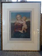 Sainte Marie Madonna Vierge à l'enfant gravure 1900-1950, Enlèvement ou Envoi
