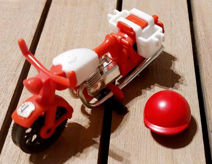 Playmobil Geobra - Vintage motor met helm, Kinderen en Baby's, Speelgoed | Playmobil, Gebruikt, Complete set, Ophalen of Verzenden