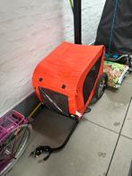 Aanhangkar voor hond, Fietsen en Brommers, Fietsaccessoires | Aanhangwagens en Karren, Gebruikt, Vering, Minder dan 20 kg, Hondenkar
