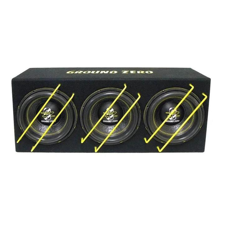 Ground Zero GZIB 3.250SPL 3 x 10Inch 2100 Watt, Auto diversen, Autospeakers, Nieuw, Ophalen of Verzenden