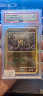 Machamp-Rev.Foil Diamond & Pearl 031/130 PSA 9, Ophalen, Nieuw, Losse kaart, Foil