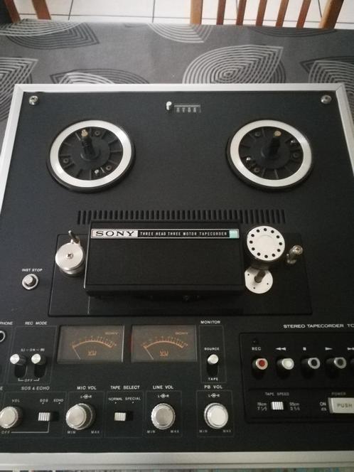 Sony TC 640 uit 1971-1974 Goed lezen !, Audio, Tv en Foto, Bandrecorder, Defecte bandrecorder, Ophalen