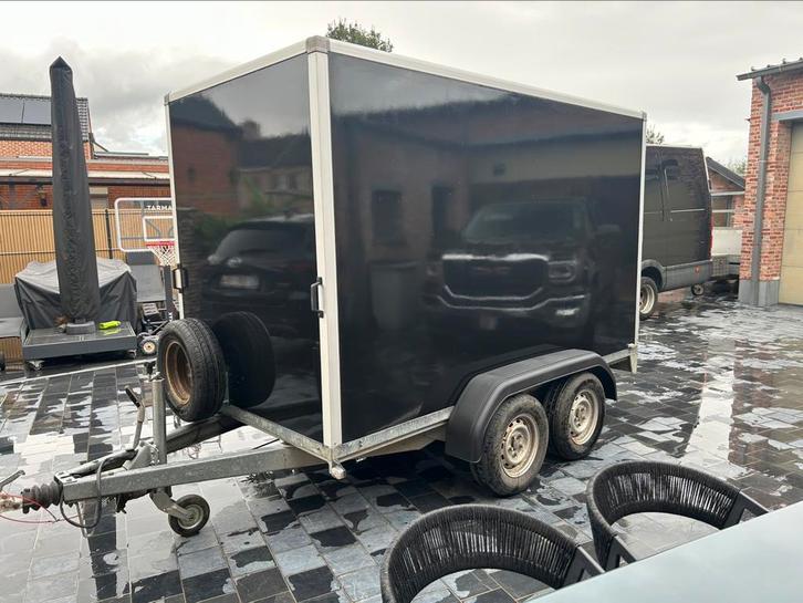 Gesloten aanhangwagen saris, Auto diversen, Aanhangers en Bagagewagens, Gebruikt, Ophalen