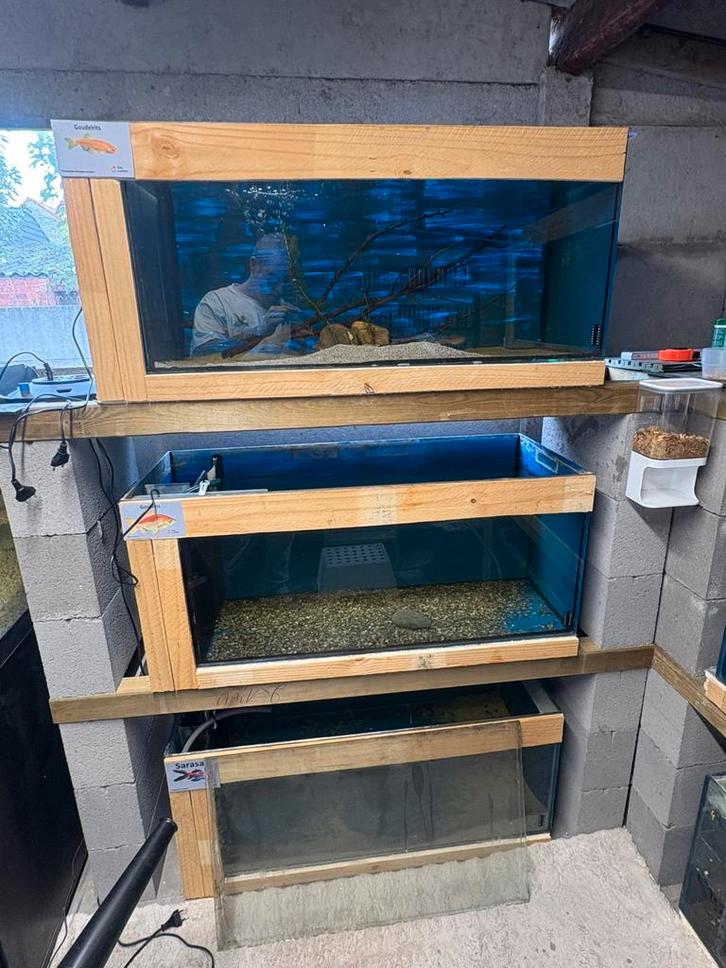 Aquarium stellingen, Dieren en Toebehoren, Vissen | Aquaria en Toebehoren, Zo goed als nieuw, Ophalen