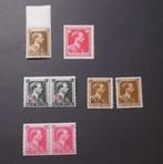 8 postzegels Postfris Koning Leopold III, Neuf, Enlèvement ou Envoi, Maison royale, Non oblitéré