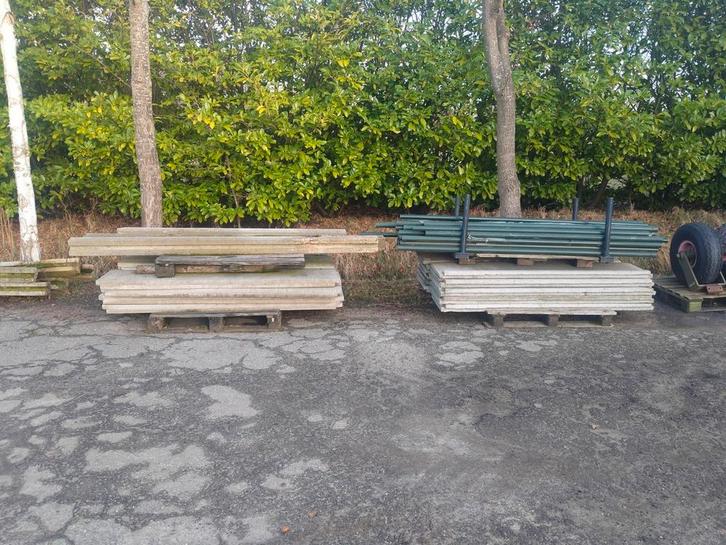 Beton stichel schutting, Bricolage & Construction, Bois & Planches, Enlèvement ou Envoi