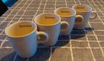 4 beige Senseo tassen te koop. Design by Nikolai Carels., Maison & Meubles, Cuisine | Vaisselle, Comme neuf, Enlèvement