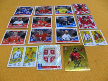 15 stickers topps UEFA Euro 2024