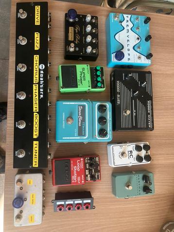 Pedalen plezier, empress, pigtronix, boss, maxon…