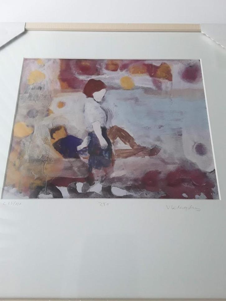 Zeefdruk Viviane Klagsbrun  2 stuks nieuw in org.verpakking, Antiek en Kunst, Kunst | Litho's en Zeefdrukken, Ophalen of Verzenden