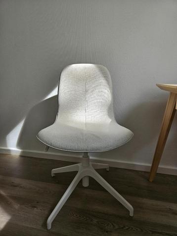 Chaise de bureau, IKEA LÅNGFJÄLL, Beige, Blanc