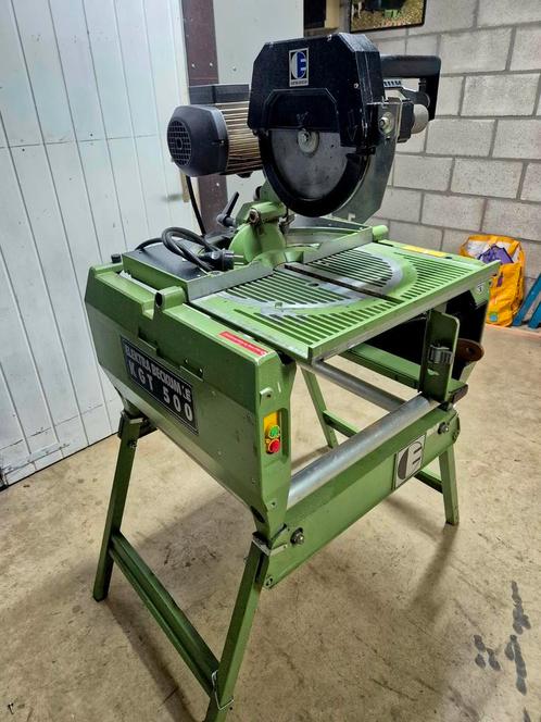 Flip-over tafel en afkortzaag . Elektra beckum kgt 500, Doe-het-zelf en Bouw, Gereedschap | Zaagmachines, Zo goed als nieuw, Afkortzaag
