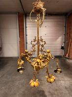 Bronzen engelen luster, Antiek en Kunst, Ophalen