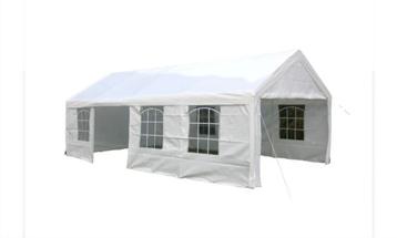Partytent 4 x 8 m  gebruikt, Tuin en Terras, Partytenten, Ophalen of Verzenden, Gebruikt, Partytent