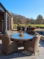 4SO Brighton Victoria tafel dia 170 met 4 fauteuils, Ophalen, Gebruikt, Wicker, 4 zitplaatsen