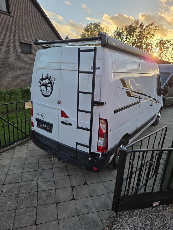 Opel movano campervan gekeurd met garantie, Caravans en Kamperen, Mobilhomes, Bedrijf, Koelkast, Luifel, Ophalen