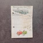 Oud document van de Krugerbrouwerij in Eekloo - 1939, Ophalen of Verzenden, Gebruikt, Verpakking