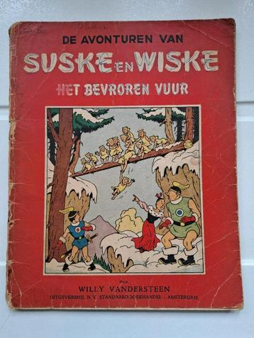 Suske en Wiske, Bevroren Vuur, Hollandse rode reeks 1ste dru