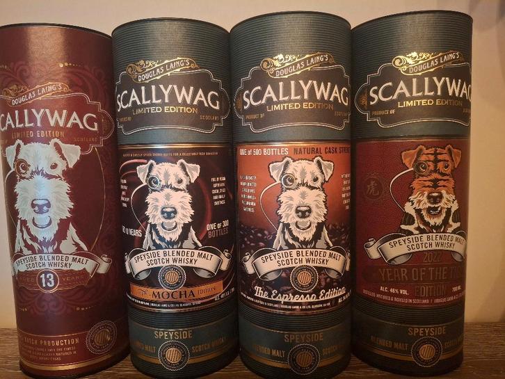 11 x scallywag in perfecte staat, Collections, Vins, Comme neuf, Pleine, Enlèvement ou Envoi