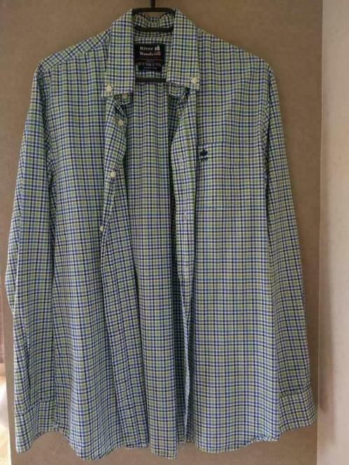 Herenhemd van river woods, Kleding | Heren, Overhemden, Zo goed als nieuw, Halswijdte 38 (S) of kleiner, Verzenden