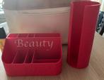 Kleine make-up organizer + wattenschijf organizer, Enlèvement, Comme neuf