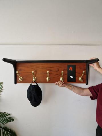 Vintage midcentury "boomerang" kapstok  beschikbaar voor biedingen