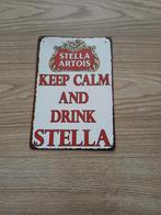 Metaal Stella Artois bord, Ophalen of Verzenden, Zo goed als nieuw