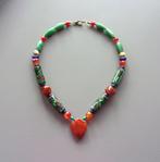 Ketting met antieke ruilkralen Millefiori uit Venetië, Nieuw, Ophalen of Verzenden, Steen of Mineraal, Met edelsteen