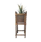 19e gecanneleerde plantenbak op spiraalvormige poten, Ophalen of Verzenden